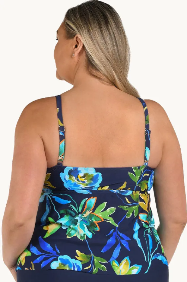 Women Maxine Vineyard Tiered Tankini Separate +
