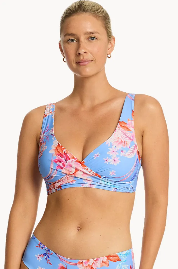 Women Sea Level Indochine Cross Front Bra