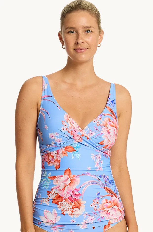 Women Sea Level Indochine Cross Front Tankini Separate