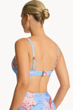 Women Sea Level Indochine D/DD Cup Cross Front Bra