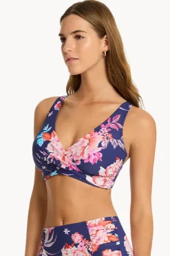 Women Sea Level Indochine G Cup Cross Front Bra