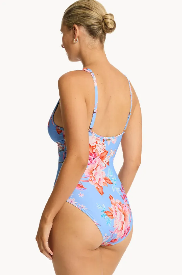 Women Sea Level Indochine Spliced One Piece