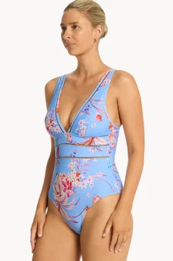 Women Sea Level Indochine Spliced One Piece