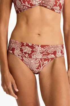 Women Monte u0026 Lou Mid Rise Ruched Pant