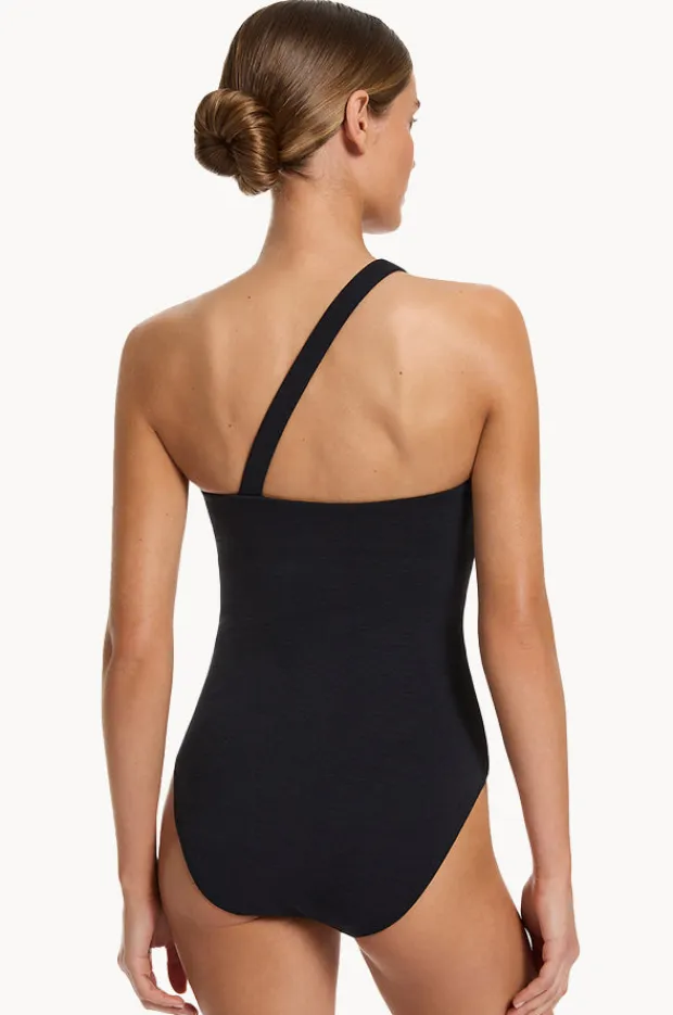 Women Jets Isla Rib One Shoulder One Piece