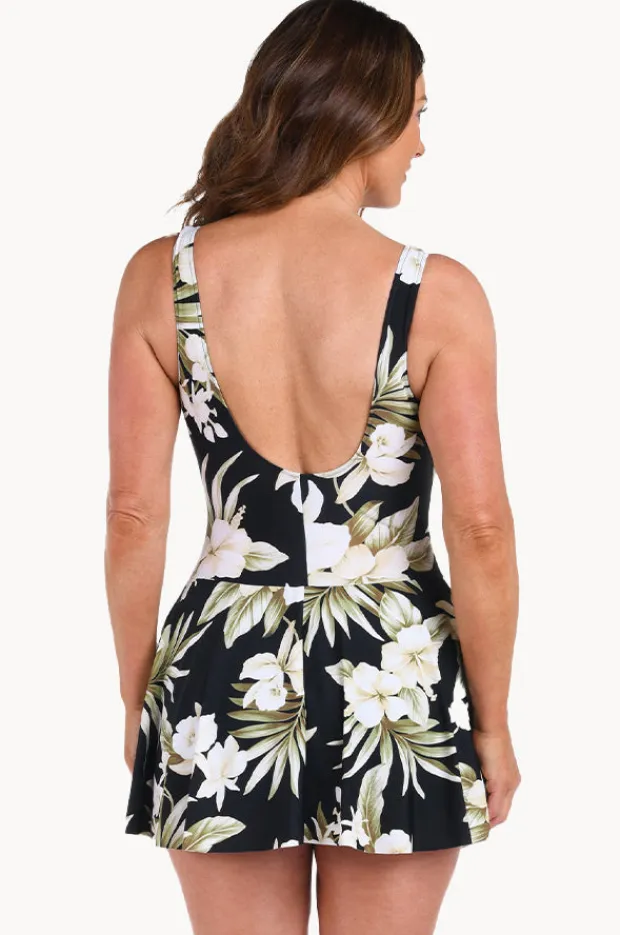 Women Maxine Island Greenery Swim Dress