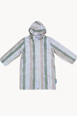 Women Back Beach Co Island Hooded Towelling Robe S/M