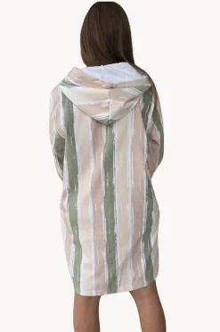 Women Back Beach Co Island Hooded Towelling Robe L/XL
