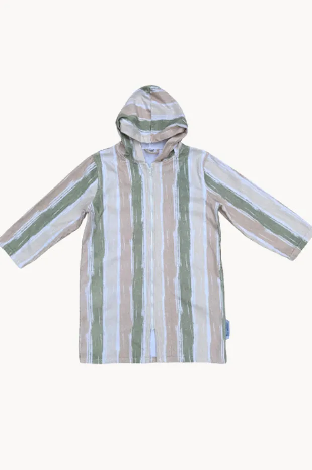 Women Back Beach Co Island Hooded Towelling Robe L/XL
