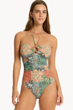 Women Sea Level Java O Ring Bandeau One Piece