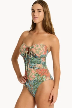 Women Sea Level Java O Ring Bandeau One Piece