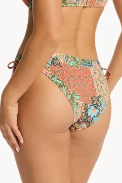 Women Sea Level Java Tie Side Cheeky Pant