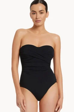 Women Jets et D/DD Cup Twist Bandeau One Piece