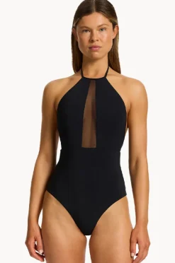 Women Jets et Lure High Neck One Piece