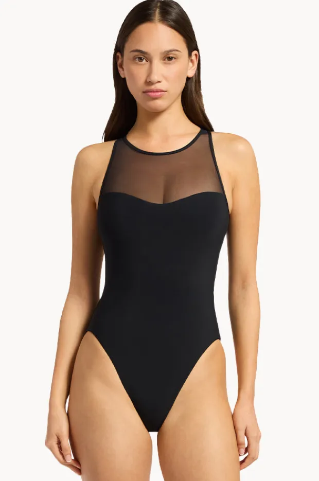 Women Jets et Lure High Neck One Piece