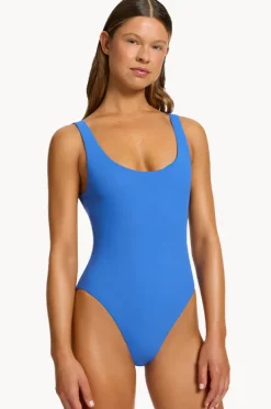 Women Jets et Scoop Neck High Leg One Piece