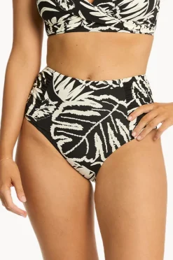 Women Sea Level Jungle Book Gathered High Waist Pant