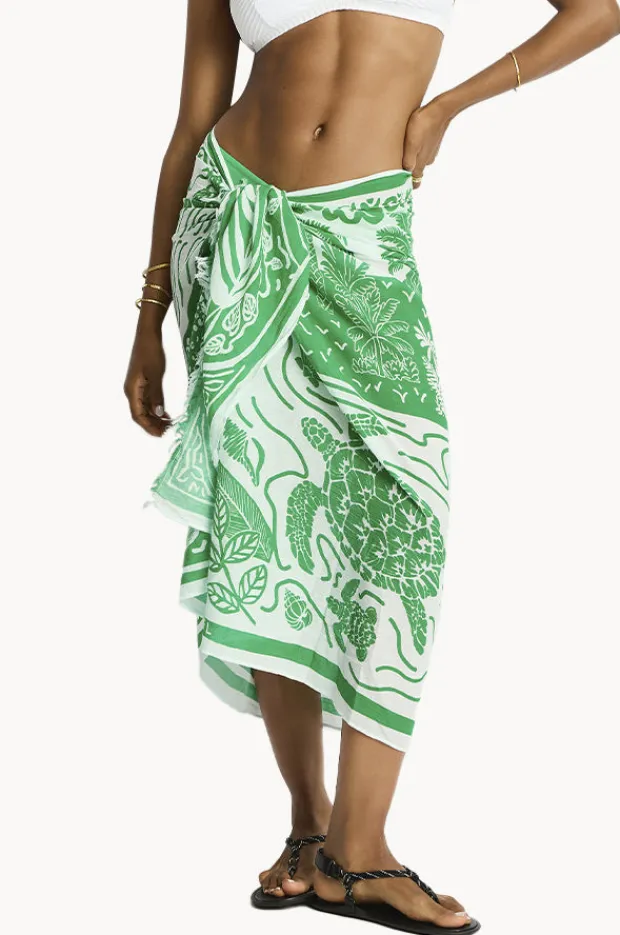 Women Sea Level Jungle Lino Long Sarong