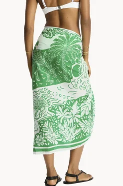 Women Sea Level Jungle Lino Long Sarong