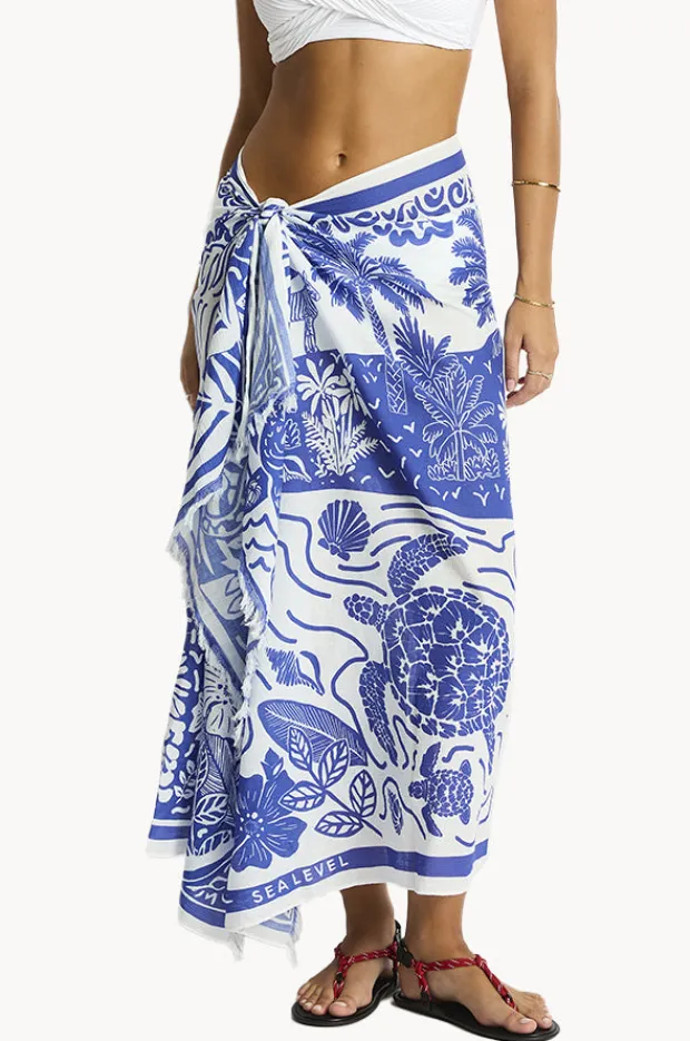 Women Sea Level Jungle Lino Long Sarong