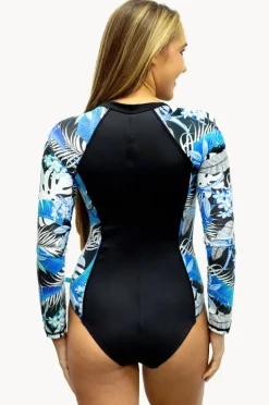 Women Salty Ink Kailani Reef Long Sleeve Sunsuit