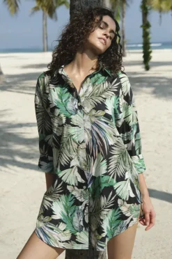Women Nip Tuck Kakadu Bronte Beach Shirt