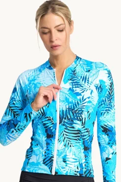 Women Jantzen Keanu Long Sleeve Suntop