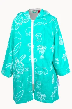 BOY Back Beach Co Kids Australia Hooded Towel Robe 5-7Y