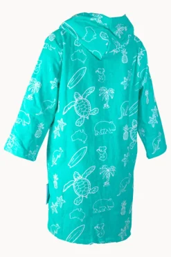 Back Beach Co Kids Australia Hooded Towel Robe 7-11Y