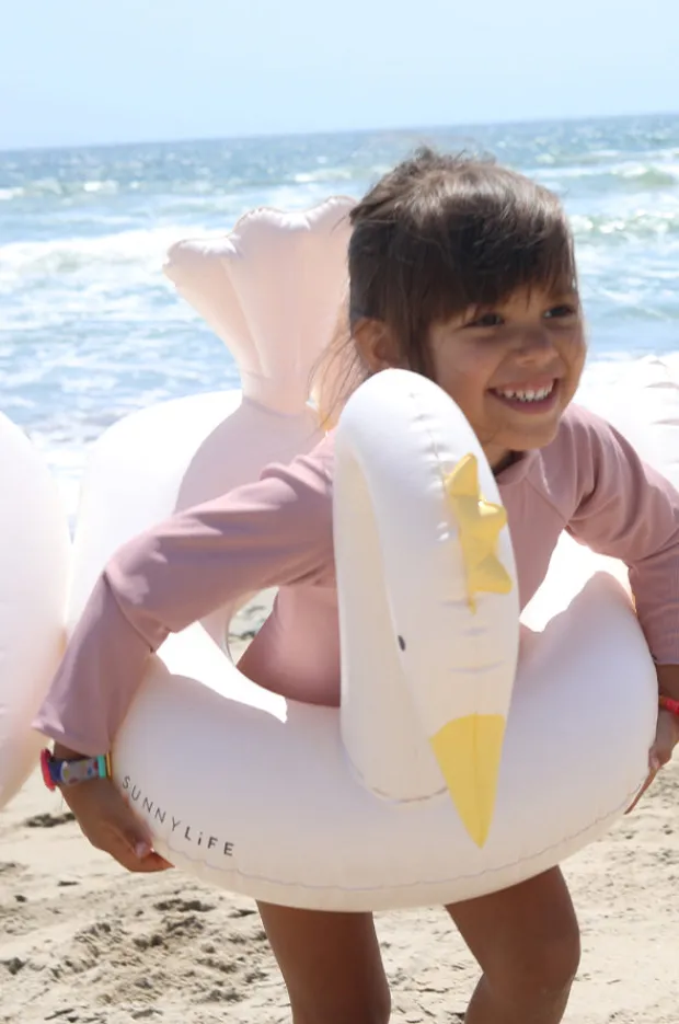 Sunny Life Kids Princess Swan Tube Pool Ring