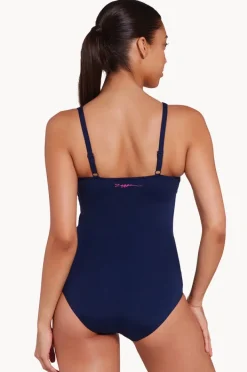 Women Zoggs Kuringai Ruched Front One Piece
