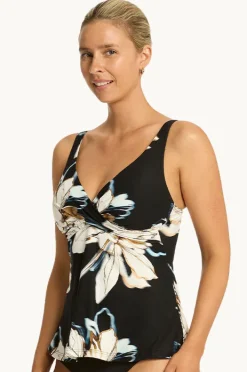 Women Sea Level La Luna Cross Front Swing Tankini Separate