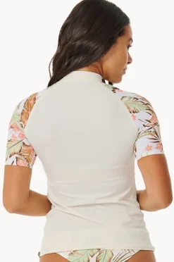 Women Rip Curl La Quinta Short Sleeve Suntop