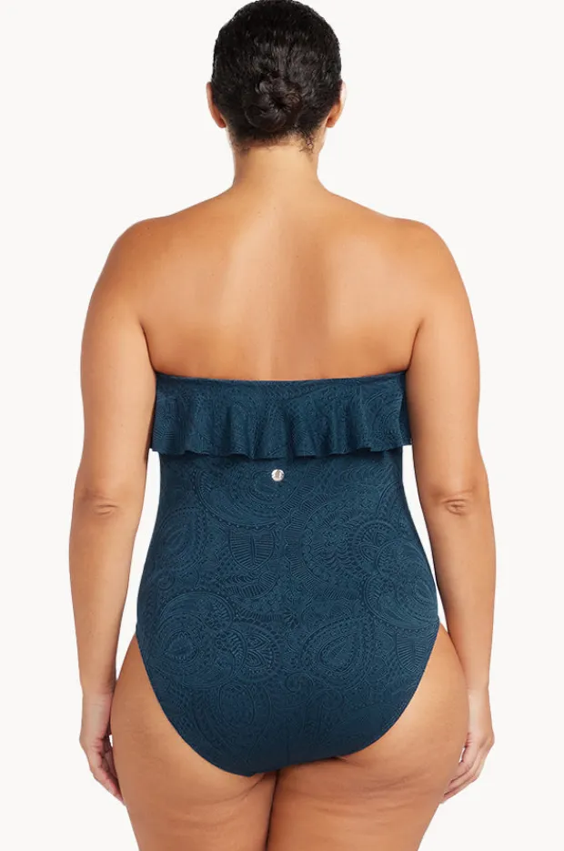 Women Artesands La Traviata Vermeer Frill Bandeau One Piece