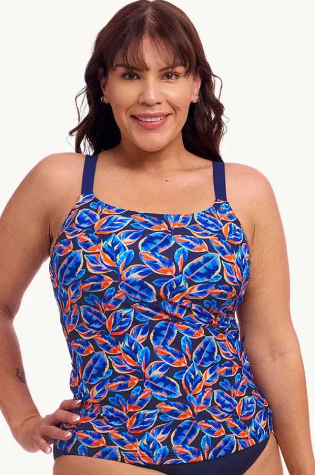 Women Funkita Leaf Blower Scoop Neck Tankini Separate