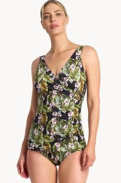 Women Poolproof Leafique Sheath One Piece