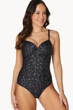 Women Nip Tuck Leopard Foil Isla One Piece