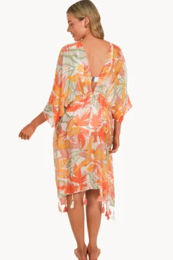 Women Pool To Party Leopard Palms Isle Dress