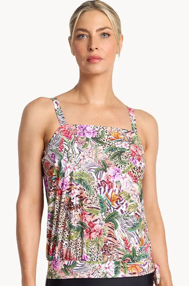 Women Jantzen Lilymaze Blouson Tankini Separate