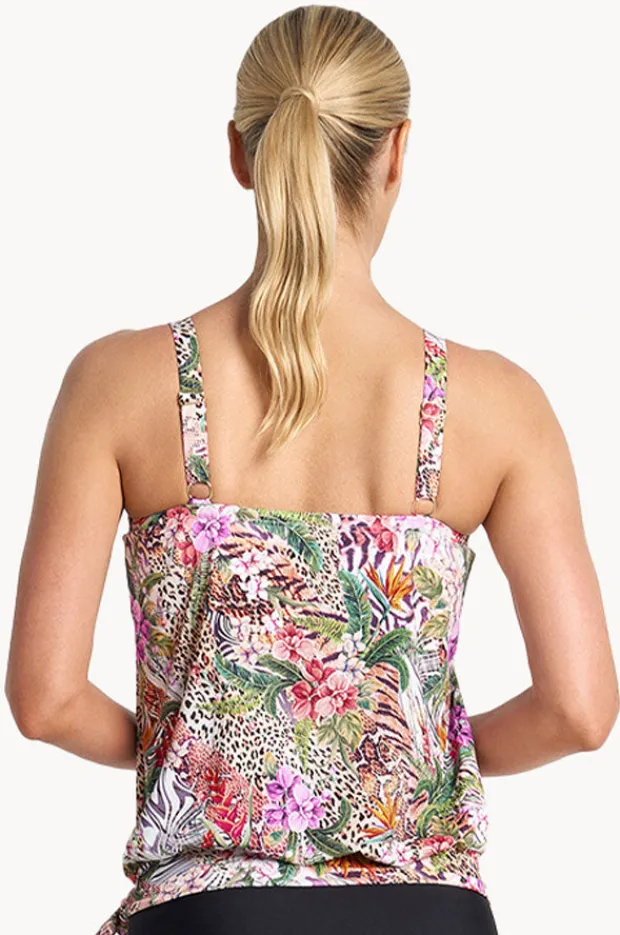 Women Jantzen Lilymaze Blouson Tankini Separate