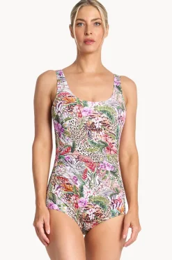 Women Jantzen Lilymaze Pintuck One Piece