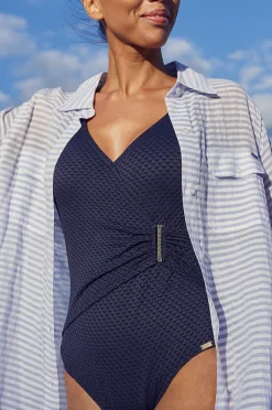 Women Jantzen Limitless Bar Surplice One Piece