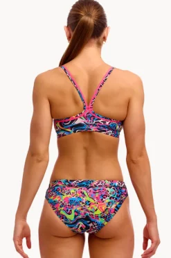 Women Funkita Lolly Leopard Crop Set