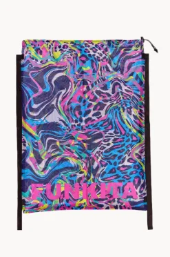 Women Funkita Lolly Leopard Mesh Gear Bag