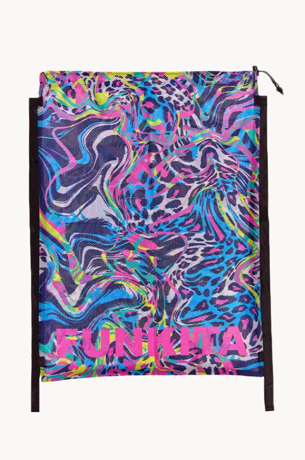 Women Funkita Lolly Leopard Mesh Gear Bag