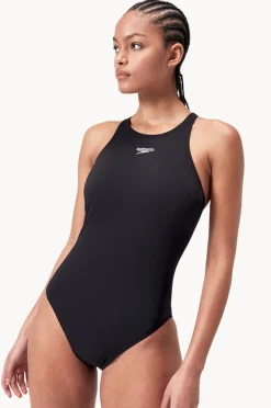 Women Speedo Longer Body V Back One Piece