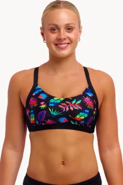 Women Funkita Lost Leaf DD/E Cup Hold Steady Crop