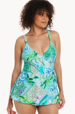 Women Togs Swimwear Lucca Cross Over Swim Dress