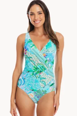 Women Togs Swimwear Lucca Surplice One Piece