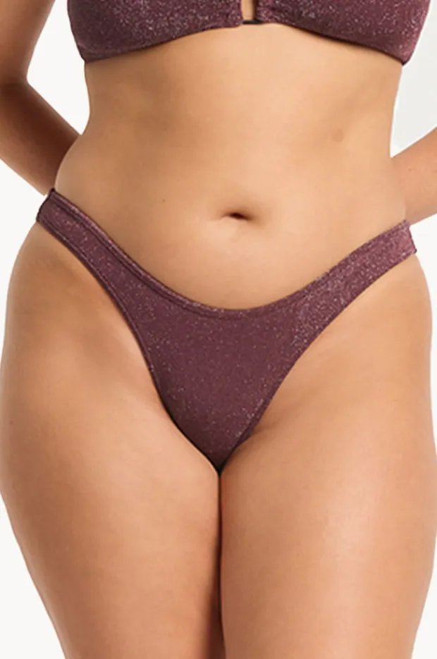 Women Bond-eye Lurex Sign Brief